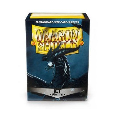 Boîte de 100 pochettes Dragon Shield Matte Jet