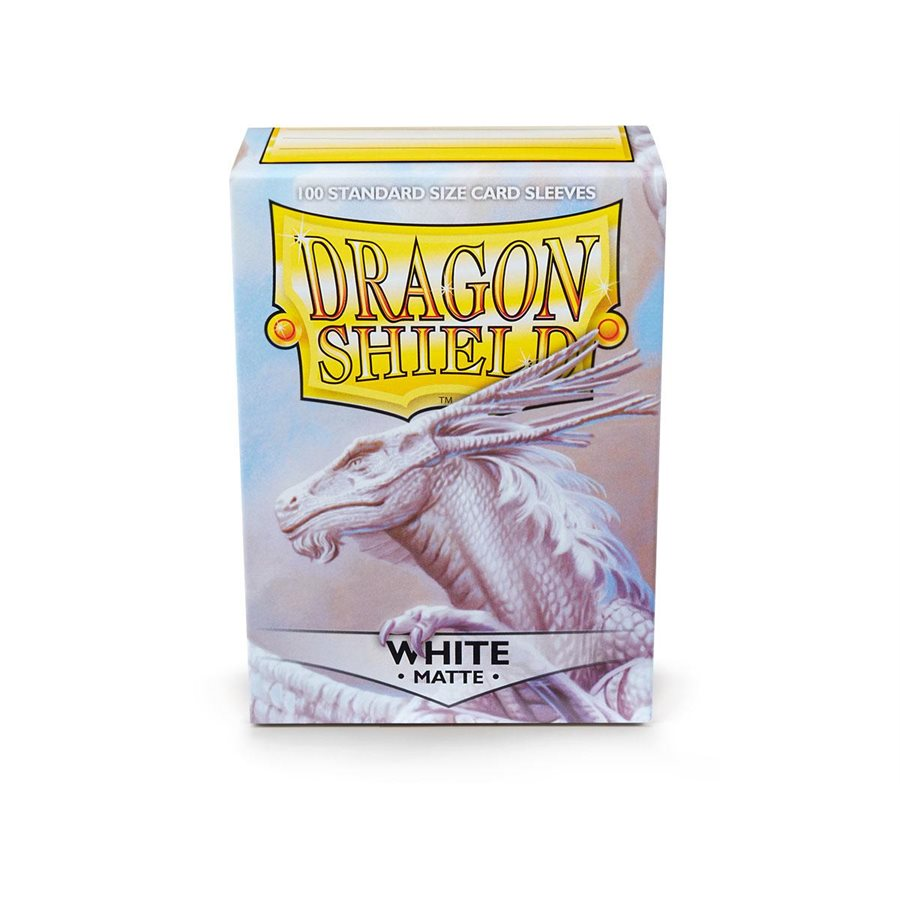 Dragon Shield Matte Blanc – boîte de 100 pochettes