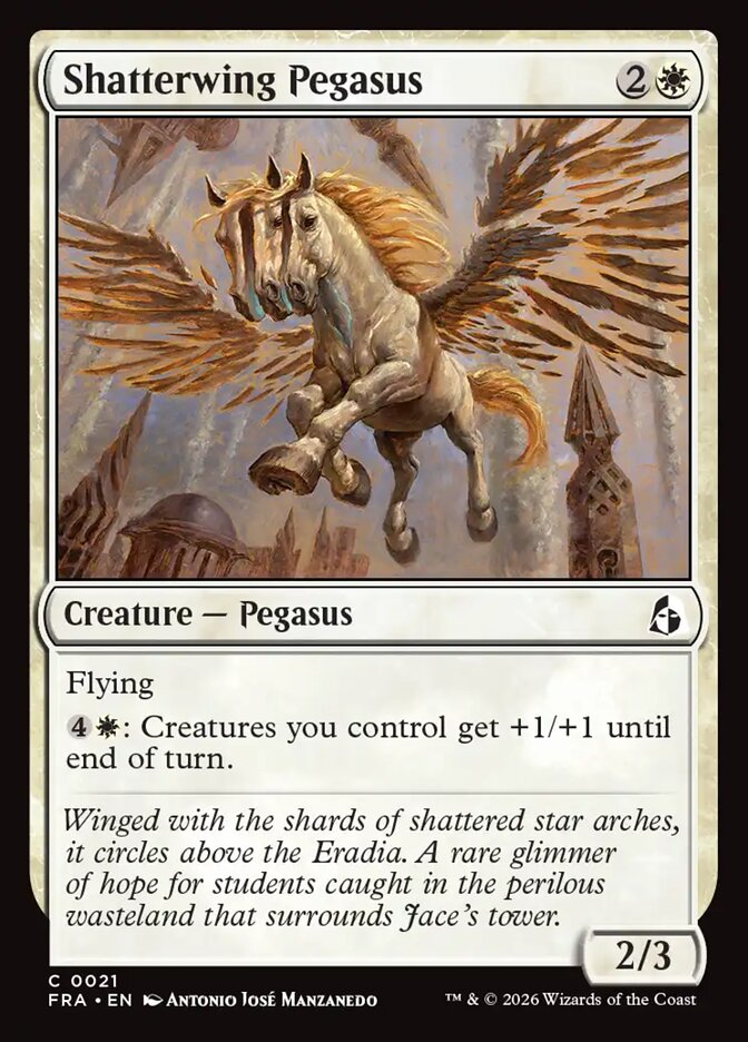 Shatterwing Pegasus (21) – Magic: The Gathering, Reality Fracture