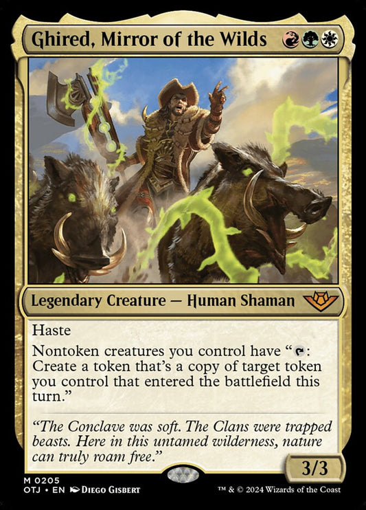 Ghired, Mirror of the Wilds (205) – Magic: The Gathering, Outlaws of Thunder Junction