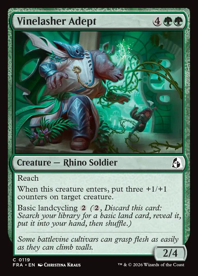 Vinelasher Adept (119) – Magic: The Gathering, Reality Fracture