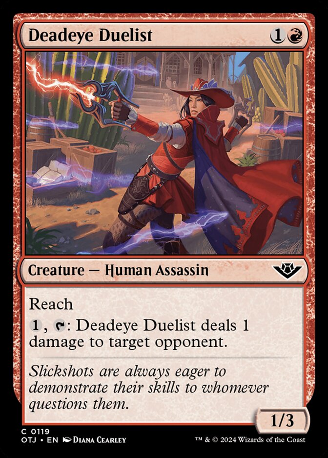 Deadeye Duelist (119) – Magic: The Gathering, Outlaws of Thunder Junction