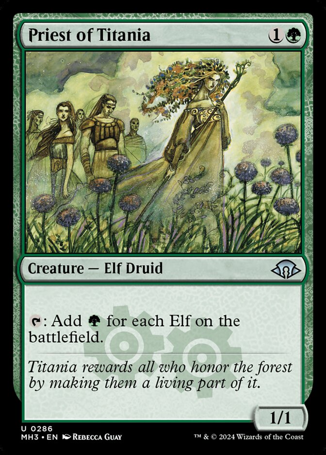 Priest of Titania (286) – Magic: The Gathering, Modern Horizons 3