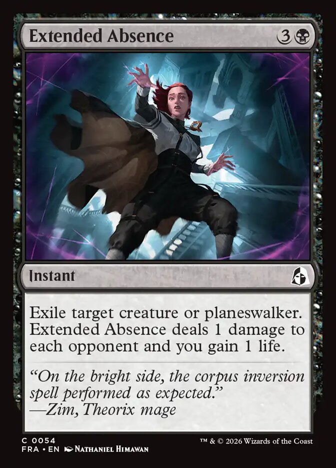Extended Absence (54) – Magic: The Gathering, Reality Fracture
