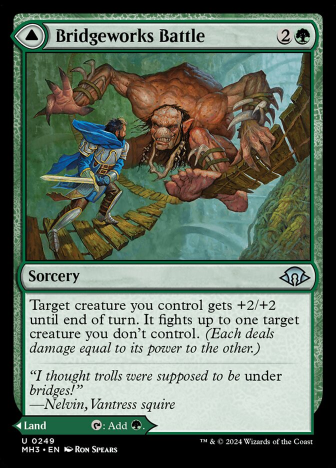 Bridgeworks Battle // Tanglespan Bridgeworks (249) – Magic: The Gathering, Modern Horizons 3