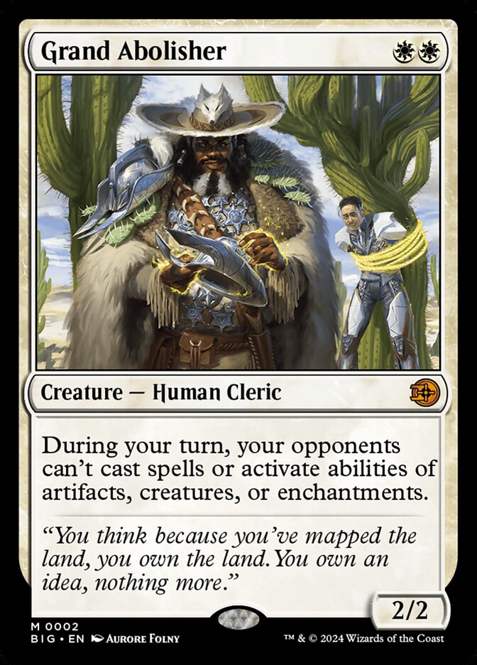 Grand Abolisher (2) – Magic: The Gathering, The Big Score