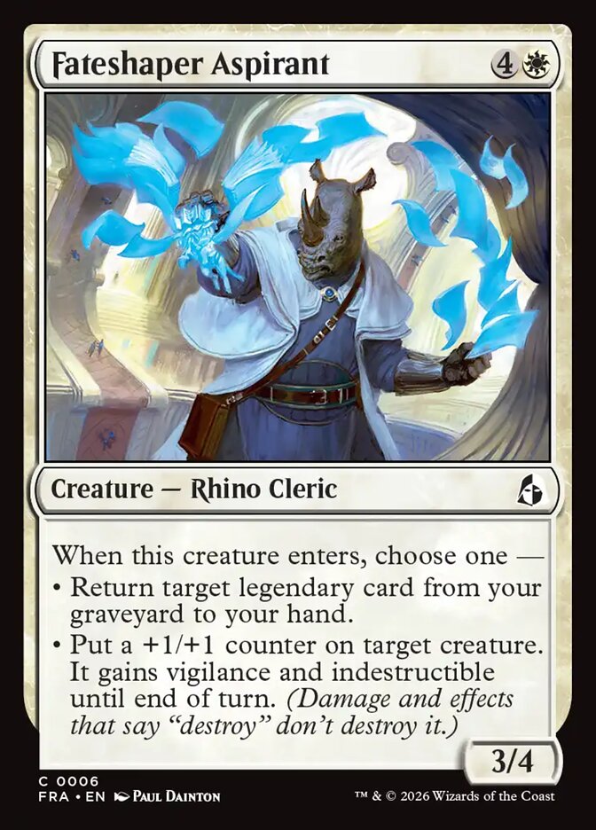 Fateshaper Aspirant (6) – Magic: The Gathering, Reality Fracture
