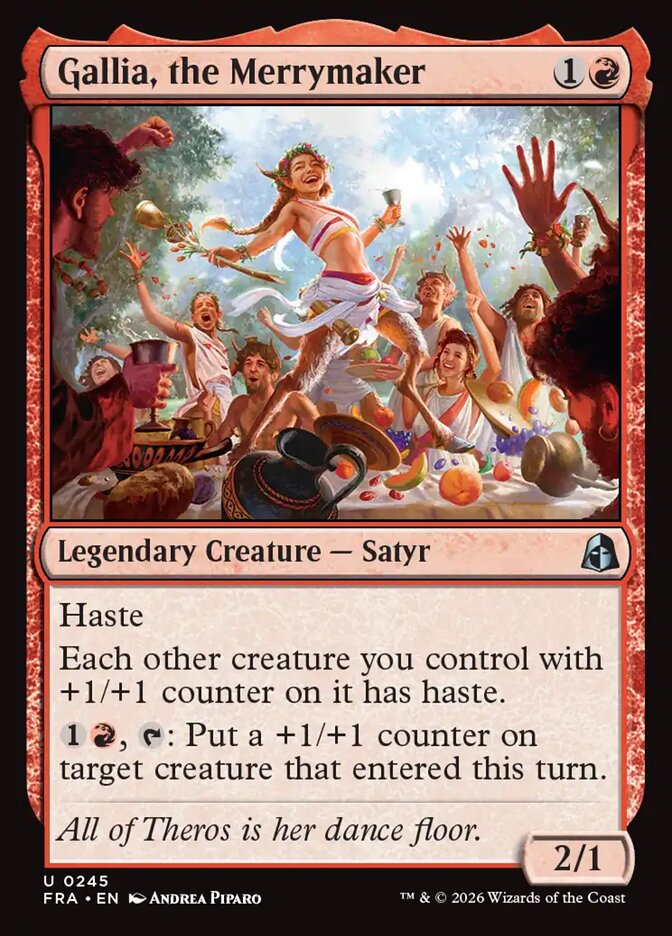 Gallia, the Merrymaker (245) – Magic: The Gathering, Reality Fracture