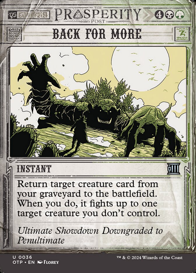 Back for More (36) – Magic: The Gathering, Breaking News