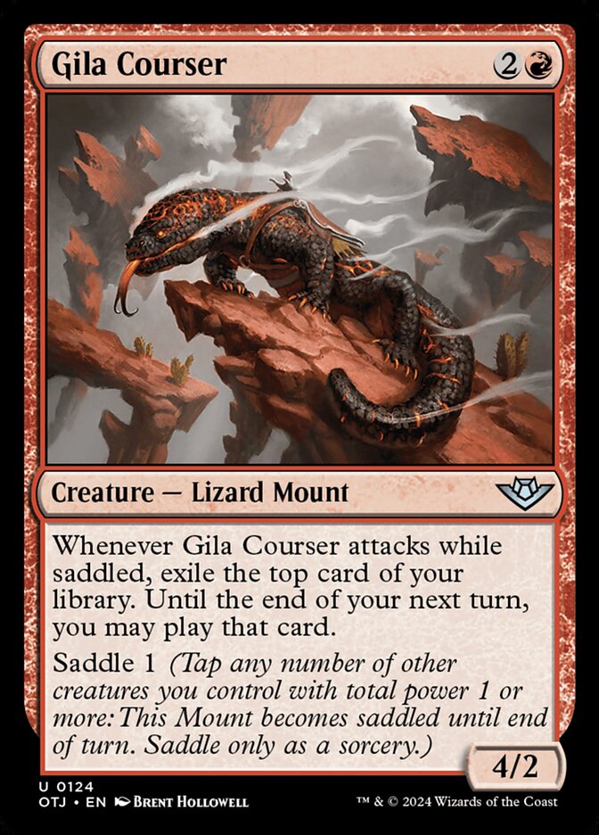 Gila Courser (124) – Magic: The Gathering, Outlaws of Thunder Junction