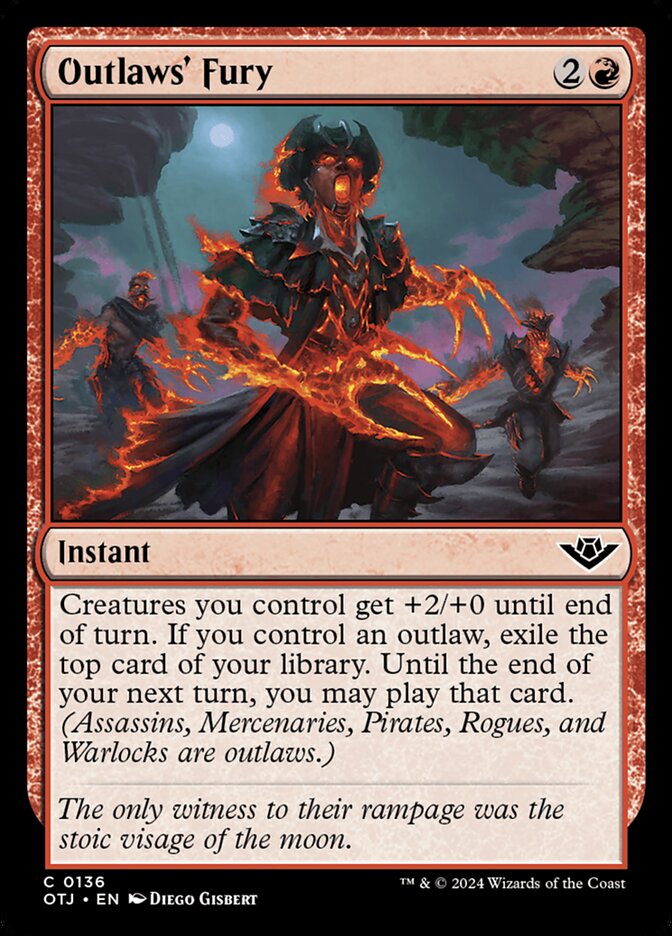 Outlaws' Fury (136) – Magic: The Gathering, Outlaws of Thunder Junction