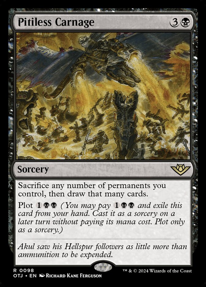 Pitiless Carnage (98) – Magic: The Gathering, Outlaws of Thunder Junction
