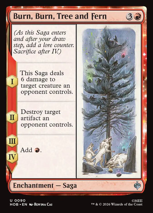 Burn, Burn, Tree and Fern (HOB-90) – MTG