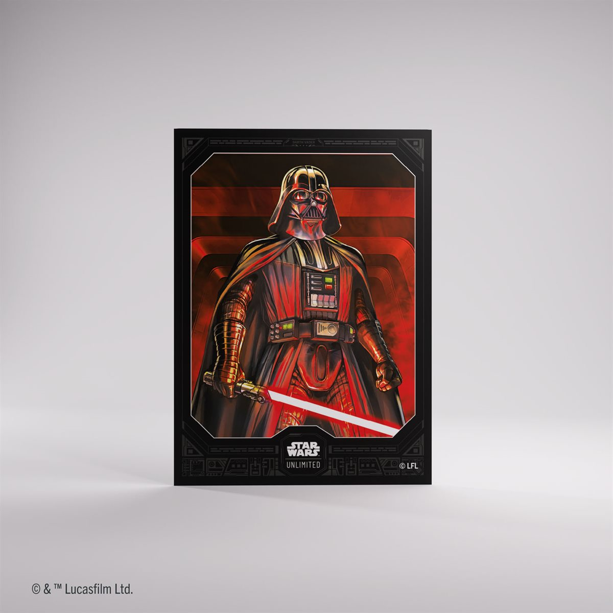 Gamegenic Star Wars: Unlimited — Protège-cartes Premium Art Darth Vader Unstoppable