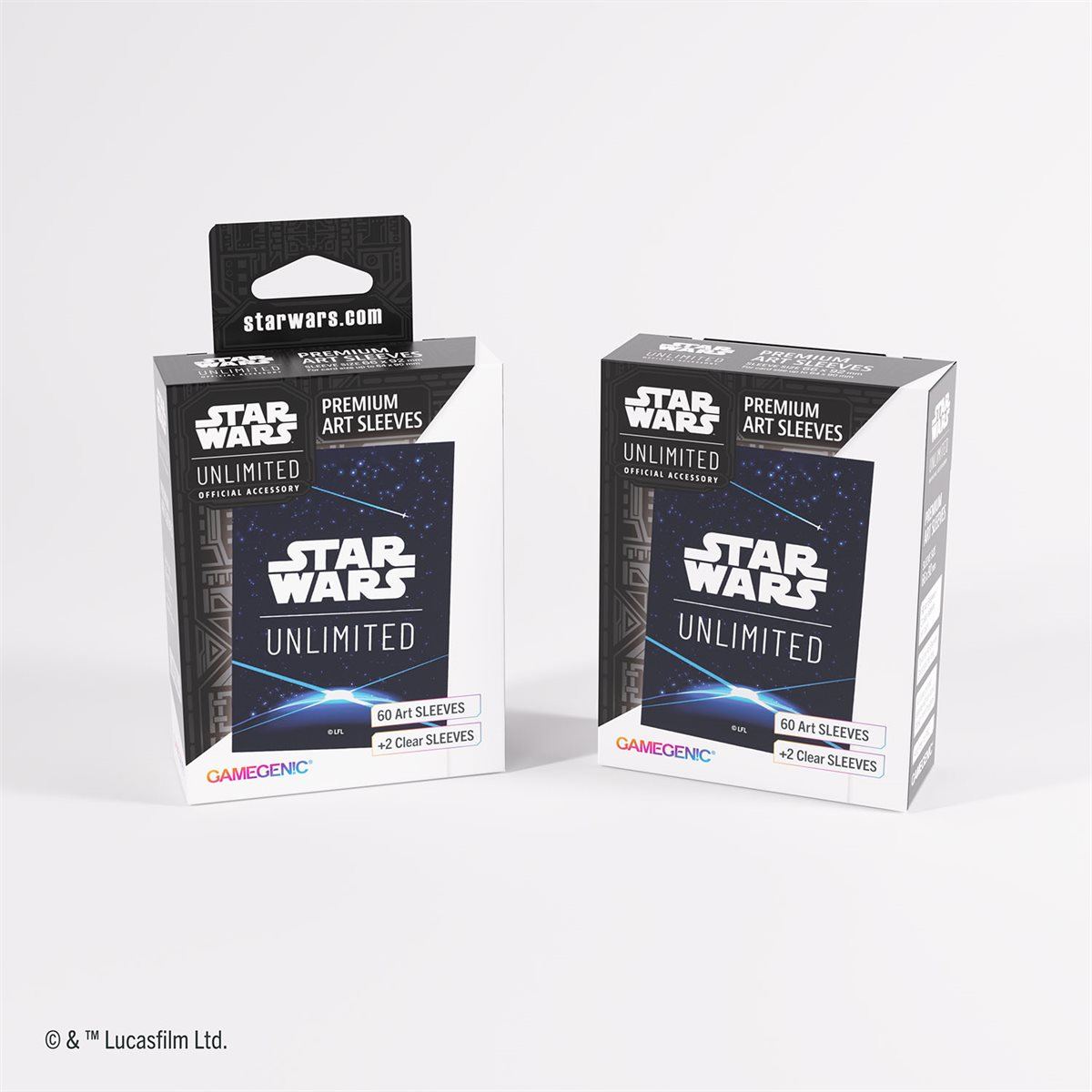 Gamegenic Star Wars: Unlimited — Protège-cartes Premium Art Space Blue