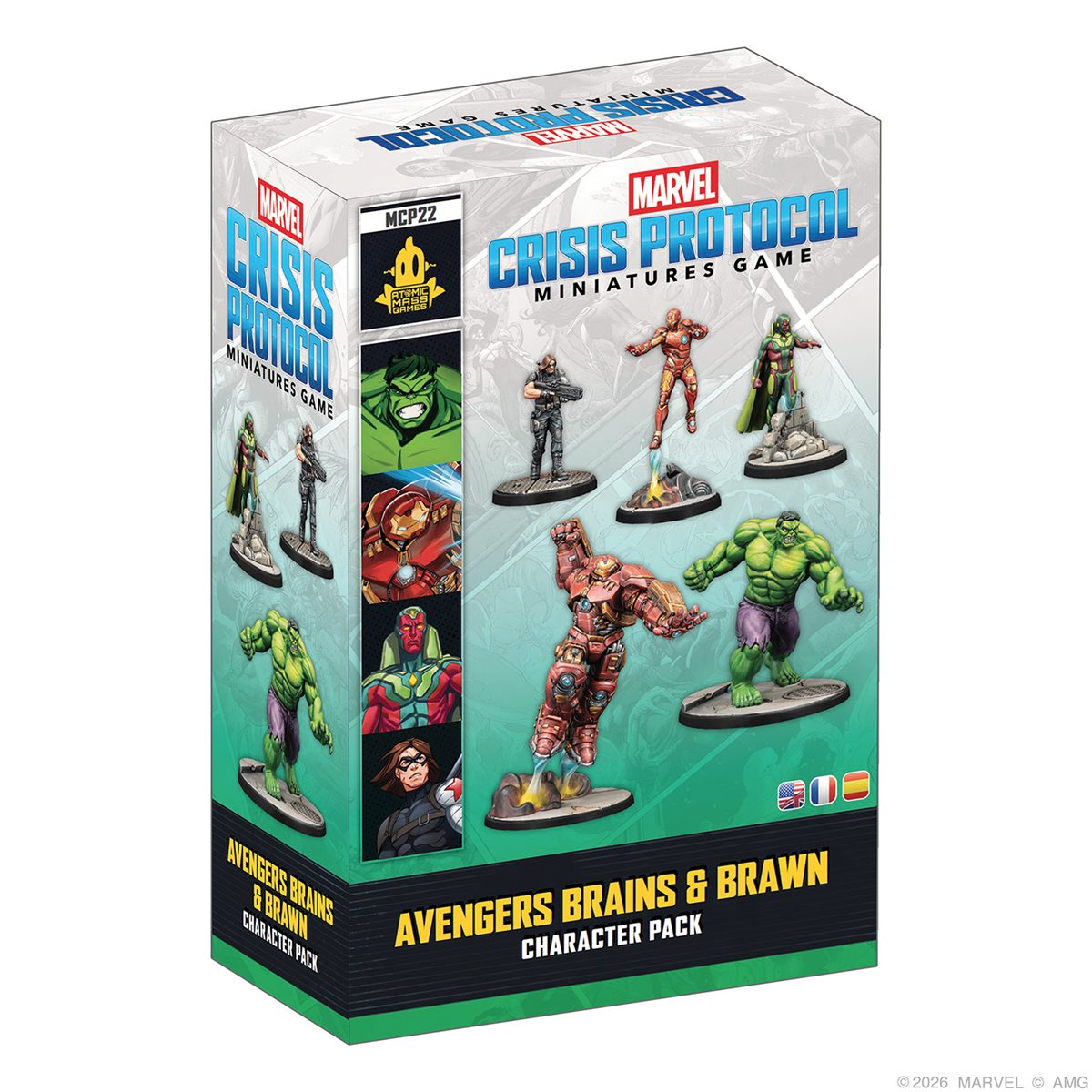 Marvel Crisis Protocol Avengers Brains & Brawn Character Pack multilingue