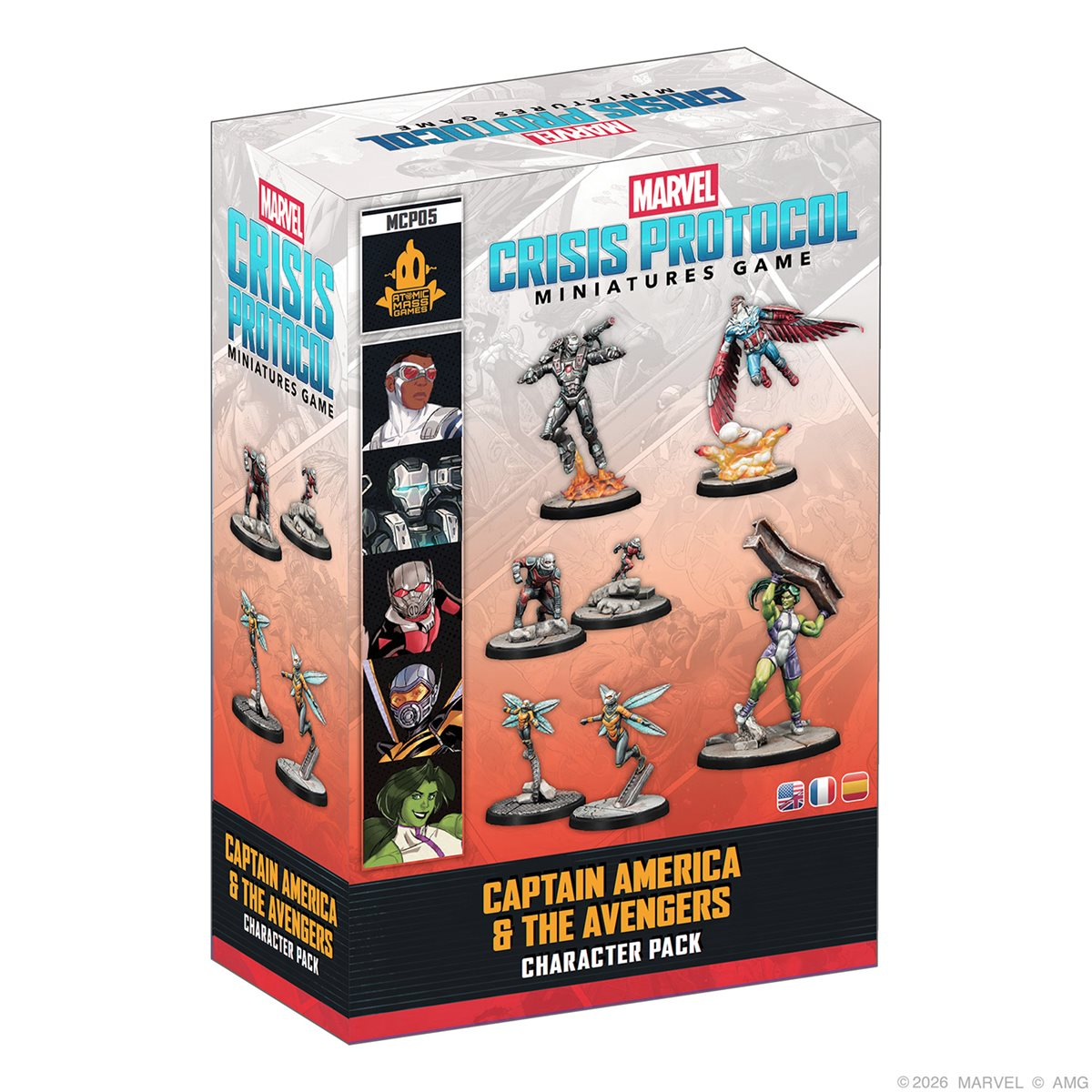 Marvel Crisis Protocol – Captain America & The Avengers Character Pack
