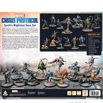 Contenu de la boîte Marvel: Crisis Protocol Earth's Mightiest Core Set