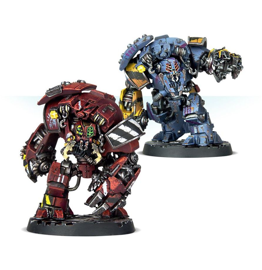 Deux figurines Necromunda Ambot peintes – Games Workshop