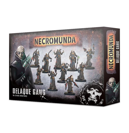 Necromunda — boîte du gang Delaque, 10 figurines