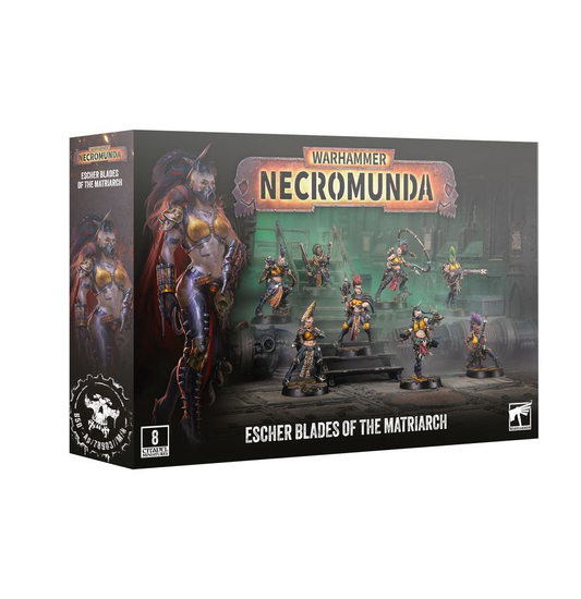 Necromunda — Escher Blades of the Matriarch, boîte de 8 figurines