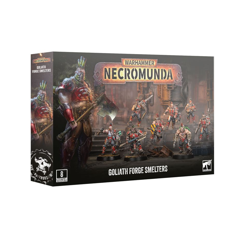 Necromunda — Goliath Forge Smelters, boîte de 8 figurines