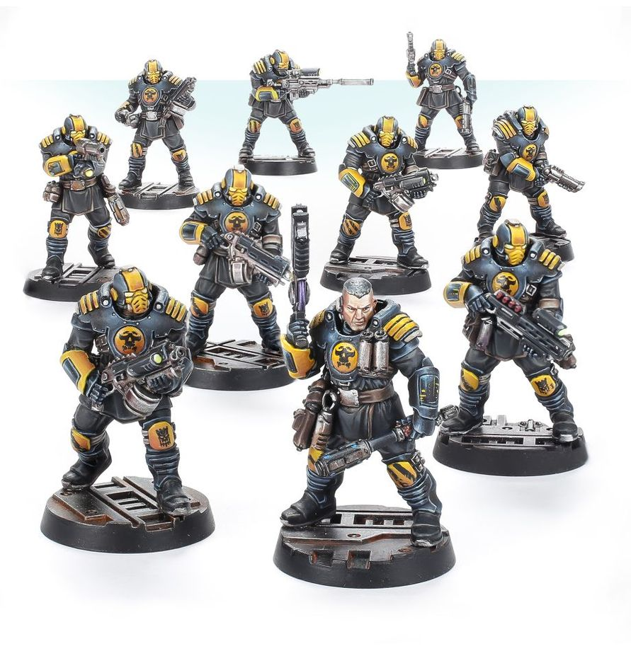 Necromunda Palanite Enforcer Patrol – dix figurines Palanite Enforcers