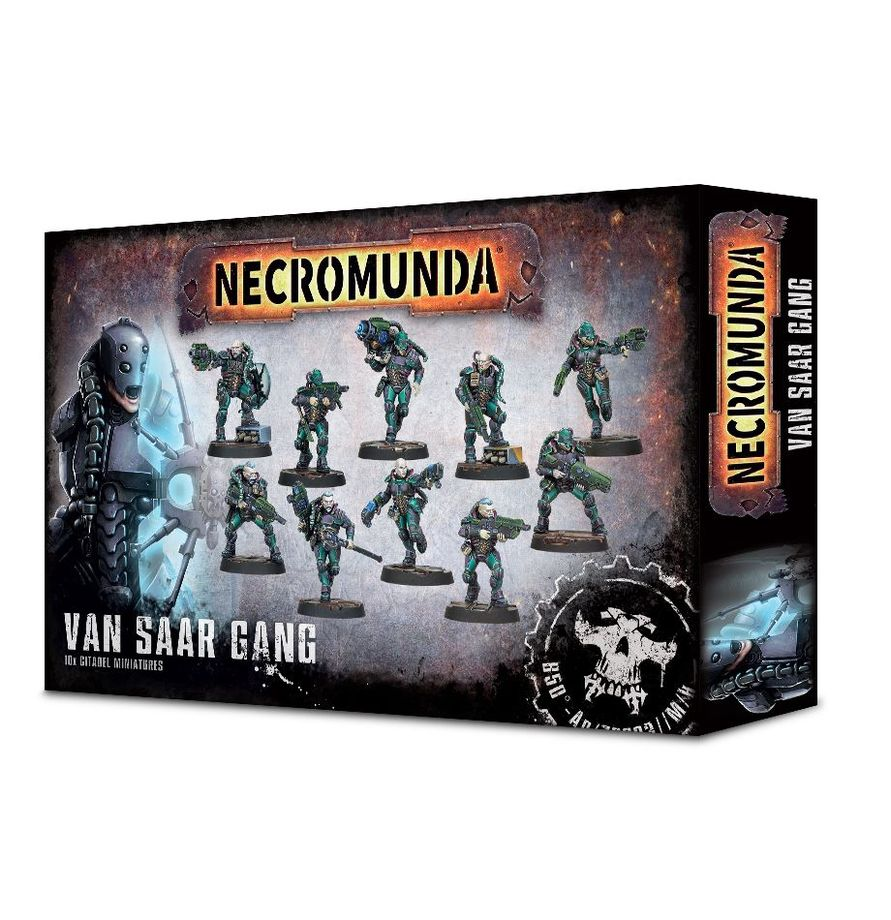 Necromunda — boîte du gang Van Saar, 10 figurines