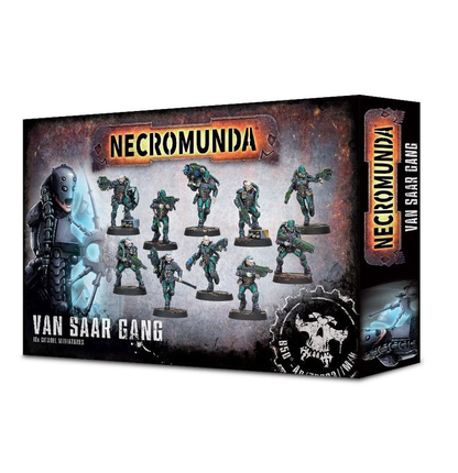 Necromunda — boîte du gang Van Saar, 10 figurines
