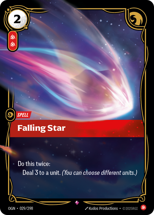 Falling Star (OGN-29) – Riftbound [Foil]