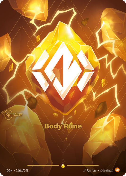 Body Rune (OGN-126) – Riftbound [Foil]