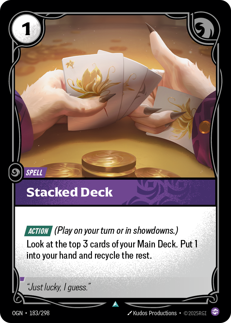 Stacked Deck (OGN-183) – Riftbound