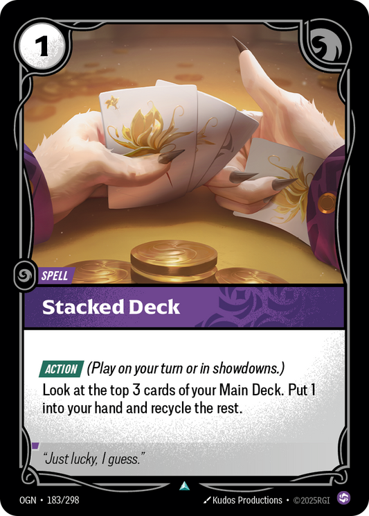Stacked Deck (OGN-183) – Riftbound [Foil]