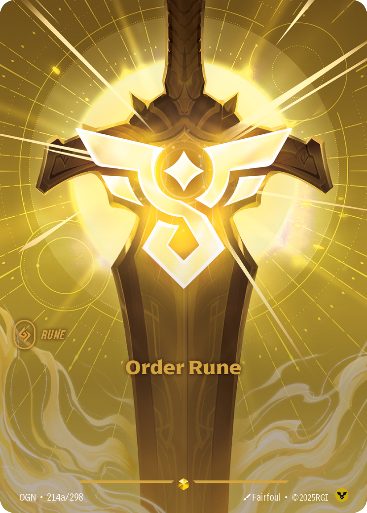 Order Rune (OGN-214) – Riftbound [Foil]