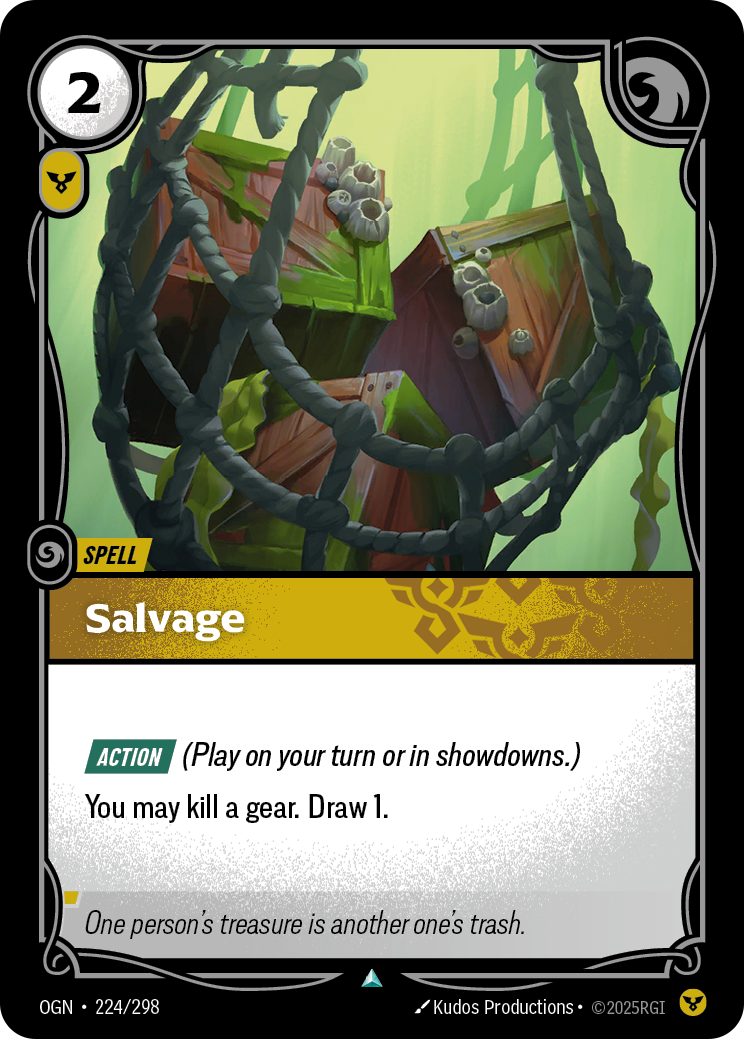 Salvage (OGN-224) – Riftbound