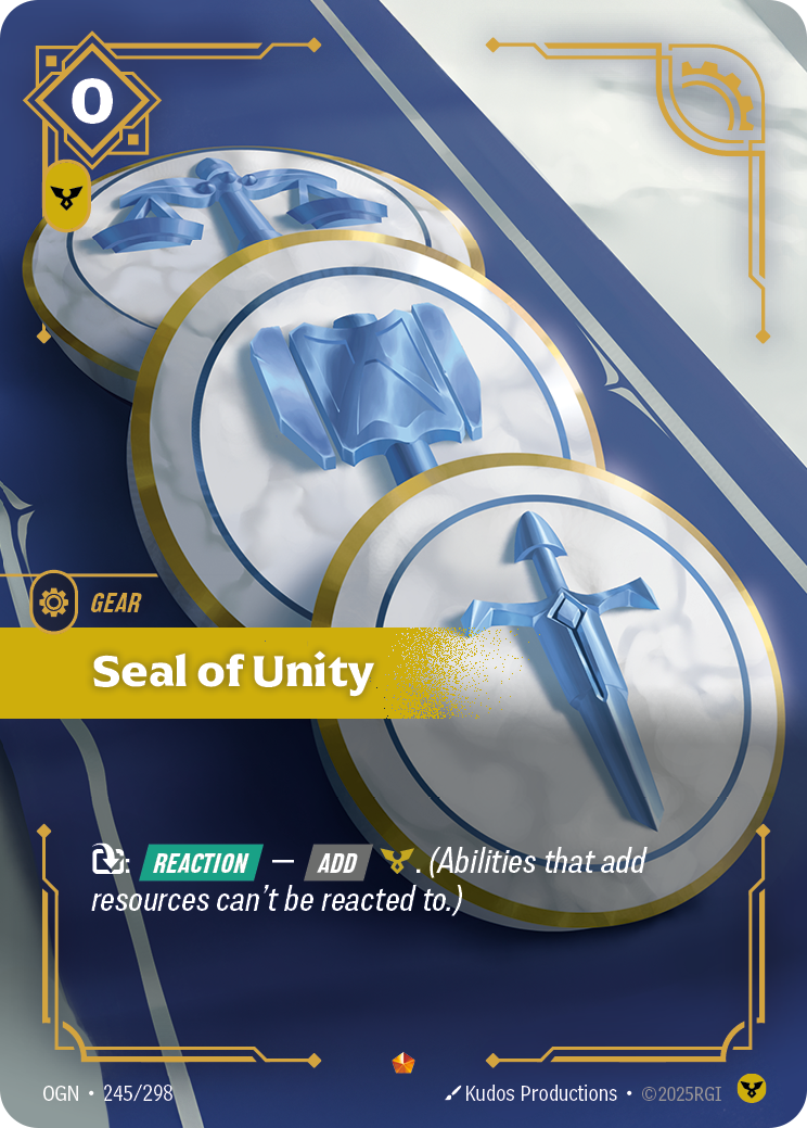 Seal of Unity (OGN-245) – Riftbound [Foil]