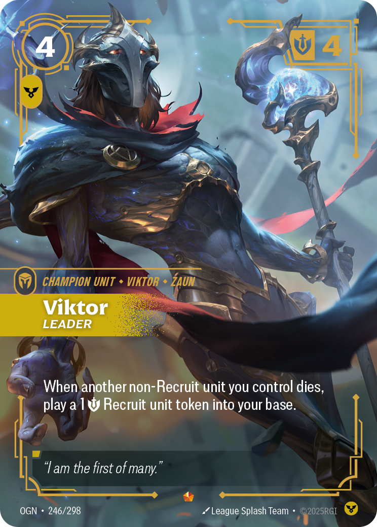 Viktor, Leader (OGN-246) – Riftbound [Foil]