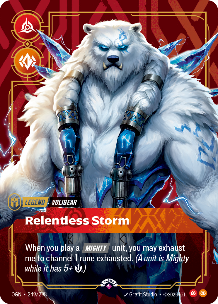 Relentless Storm (OGN-249) – Riftbound [Foil]