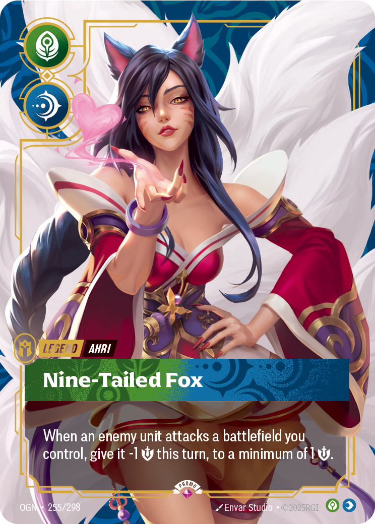 Nine-Tailed Fox (OGN-255) – Riftbound [Foil]