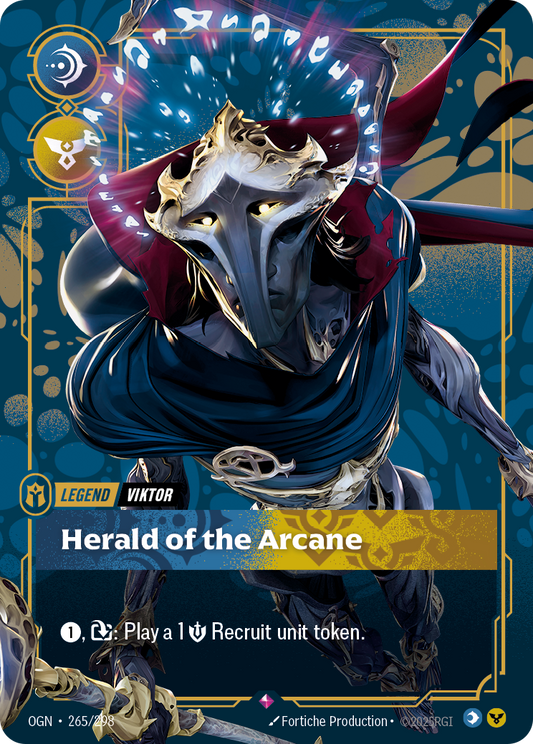 Herald of the Arcane (OGN-265) – Riftbound [Foil]