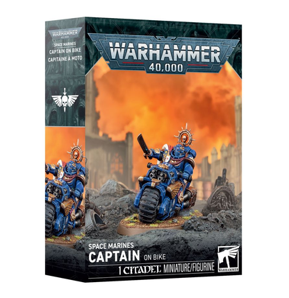 Space Marines Captain à moto – boîte Warhammer 40,000 Games Workshop
