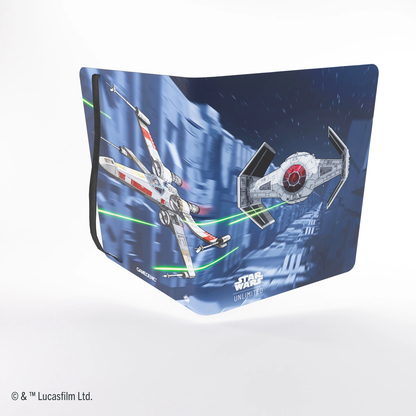 Album Star Wars: Unlimited – illustration complète X-Wing et chasseur TIE