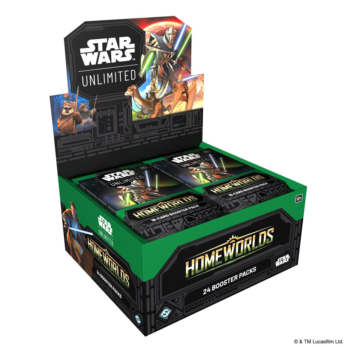 Présentoir de 24 boosters Star Wars Unlimited – Homeworlds