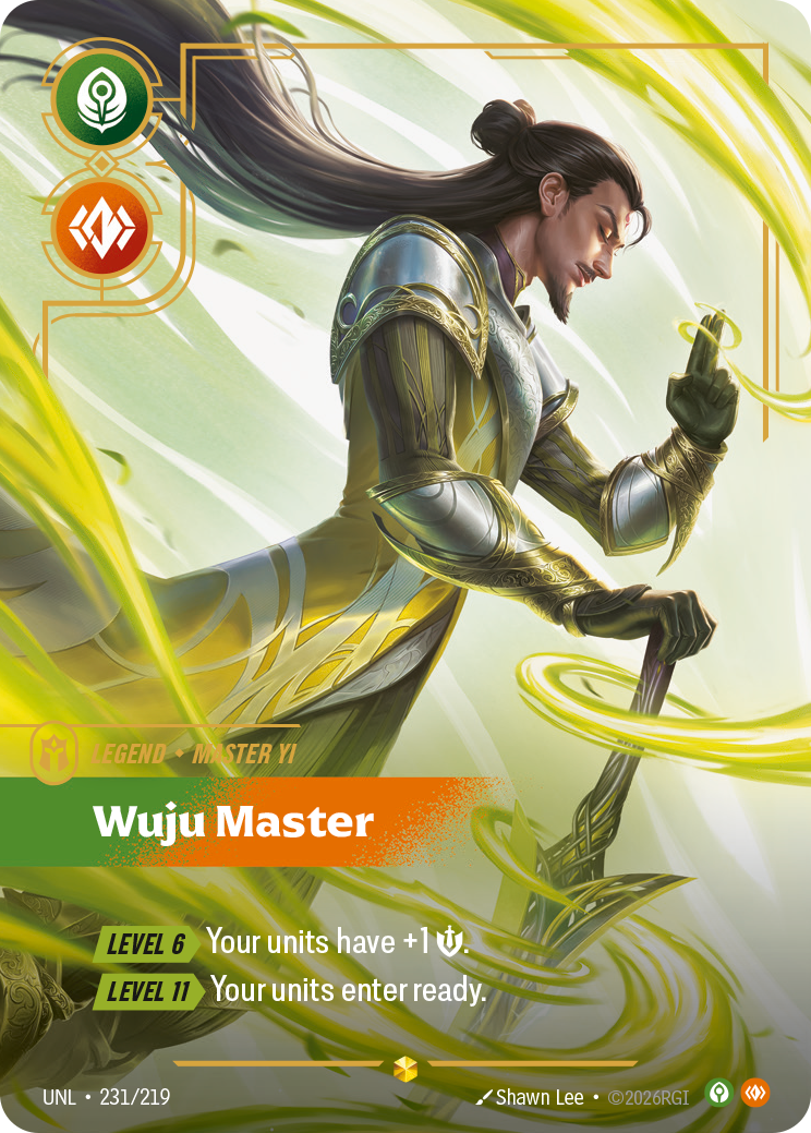 Wuju Master (UNL-231) – Riftbound [Foil]