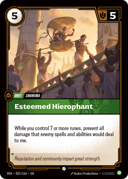 Esteemed Hierophant (VEN-25) – Riftbound