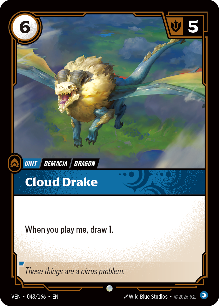 Cloud Drake (VEN-48) – Riftbound