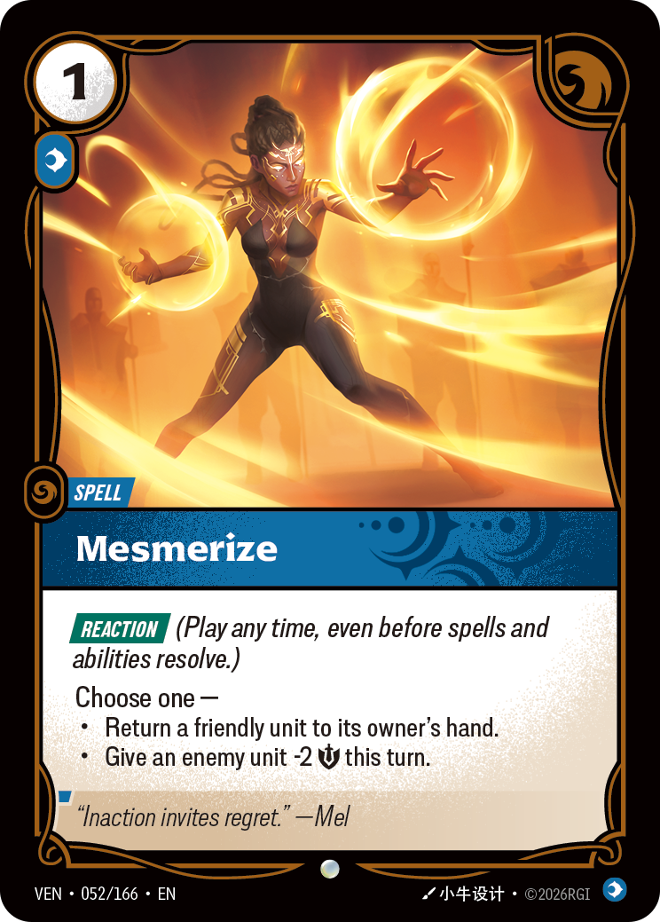 Mesmerize (VEN-52) – Riftbound [Foil]