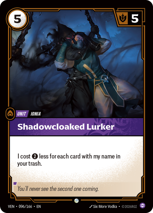 Shadowblade Lurker (VEN-96) – Riftbound