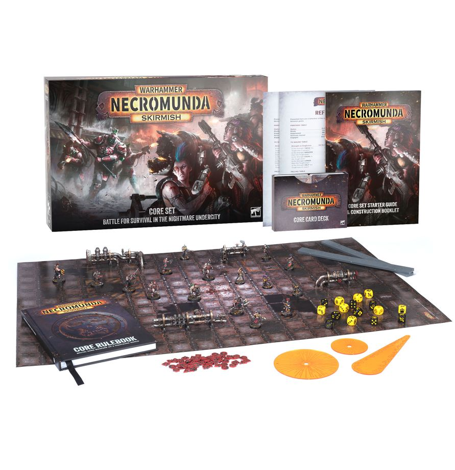 Contenu du coffret Warhammer Necromunda Skirmish Core Set